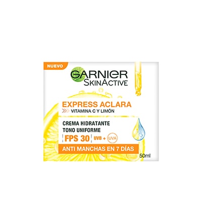 Express Aclara Crema hidratante Anti Manchas FPS 30